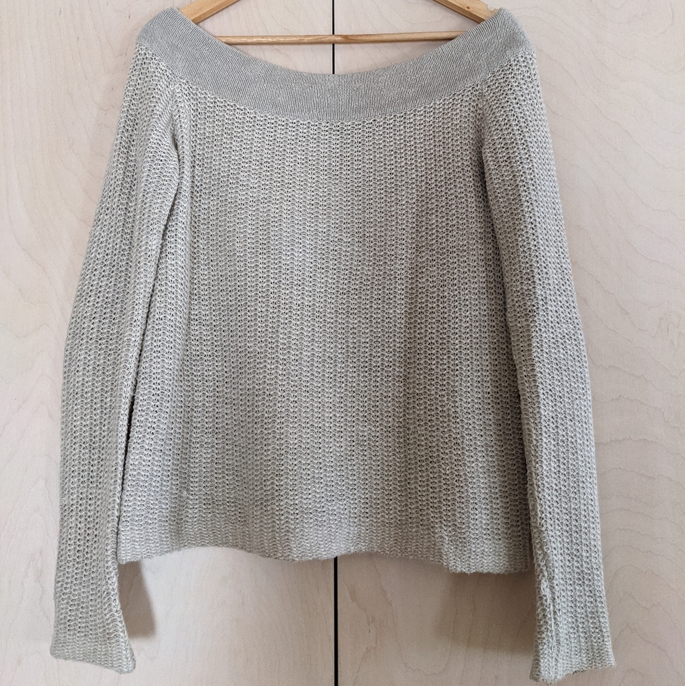 James Perse boatneck long-sleeved sweater